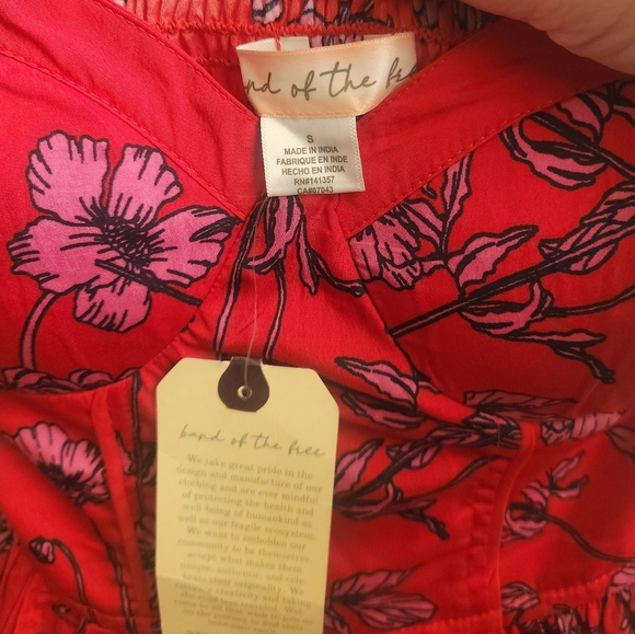 NWT Band of the Free- Bustier Floral Dress - Picture 7 of 8